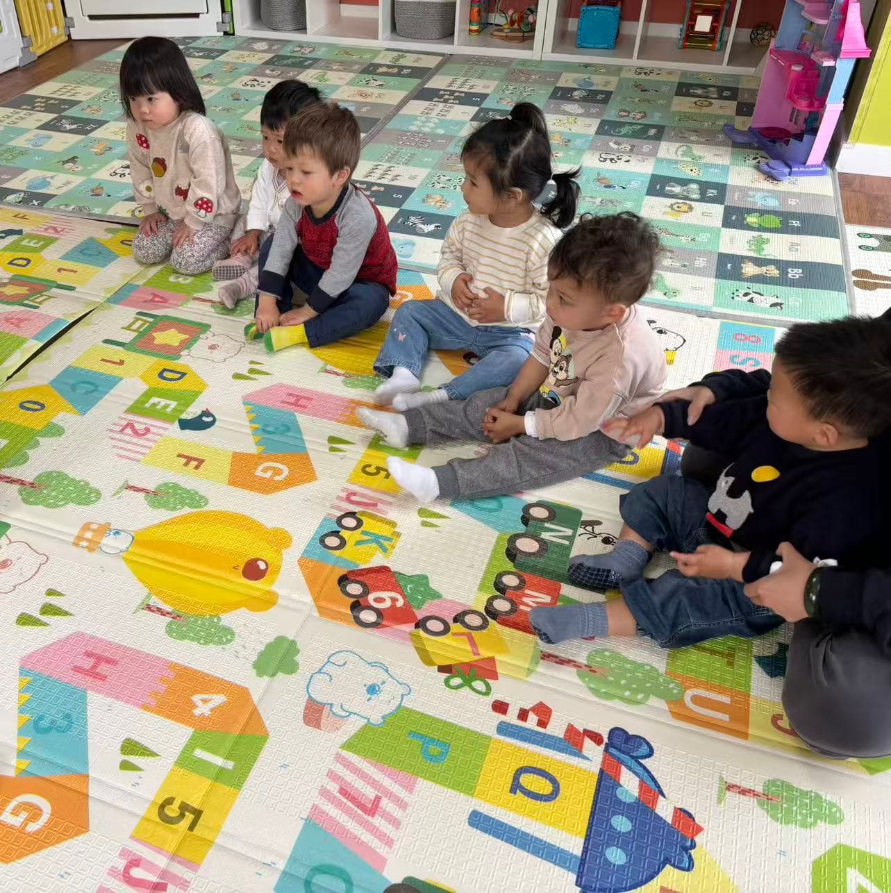 Children enjoying daycare activities
